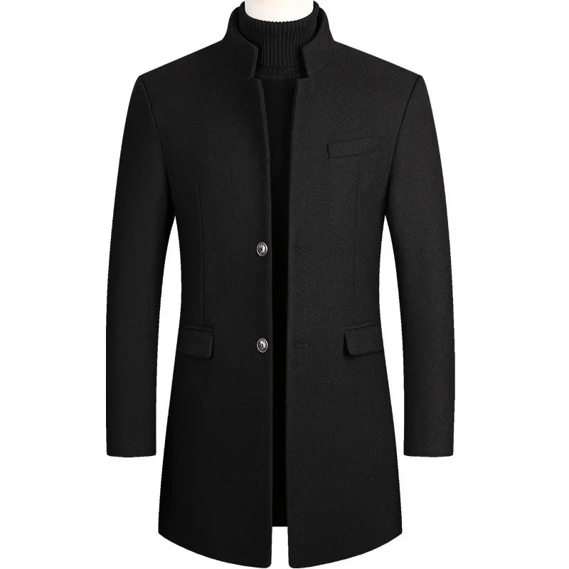 Laluna® | Kasjmier-wollen heren trenchcoat