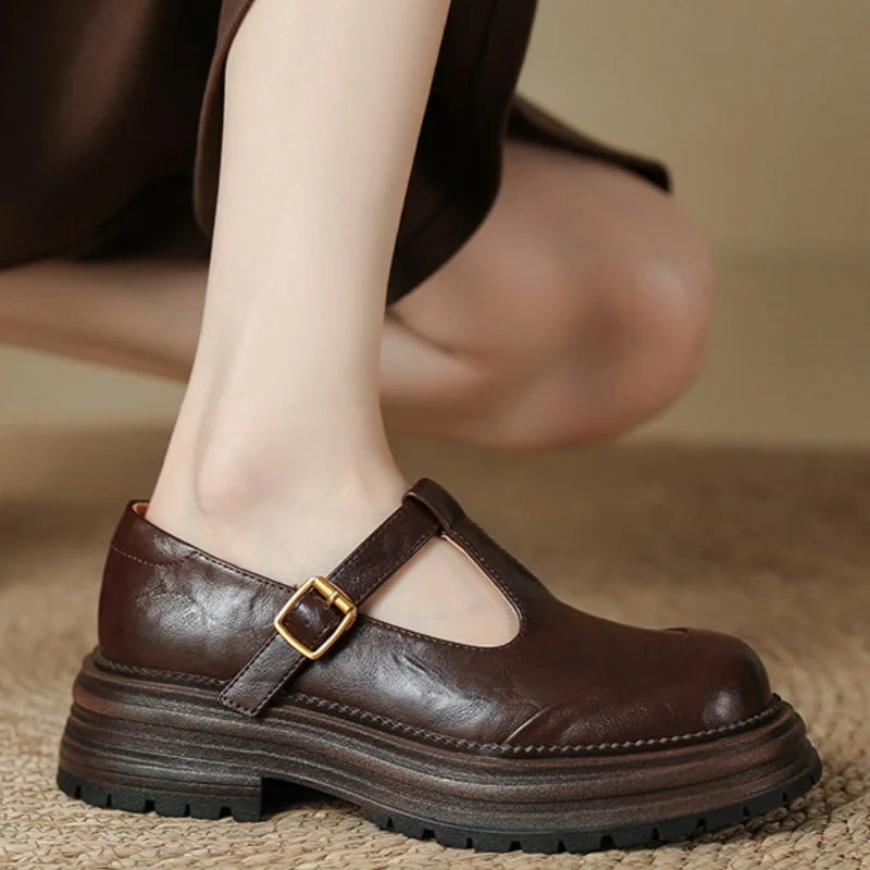 Van Elst Mode®| Klassieke T-Bar Schoenen