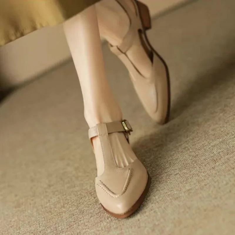 Van Elst Mode®| Klassieke Buckle kunstkunstleren Schoenen