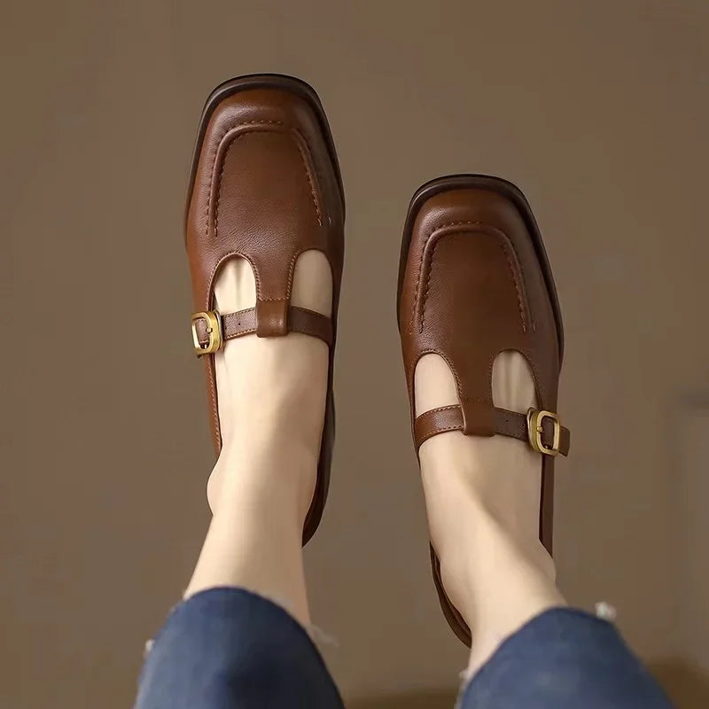 Van Elst Mode®| Elegante T-Strap Schoenen