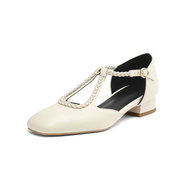 Van Elst Mode®| Retro kunstlederen Ballerina's