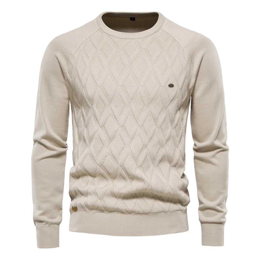 Van Berge Mode® | Herentrui Met Ruit Design