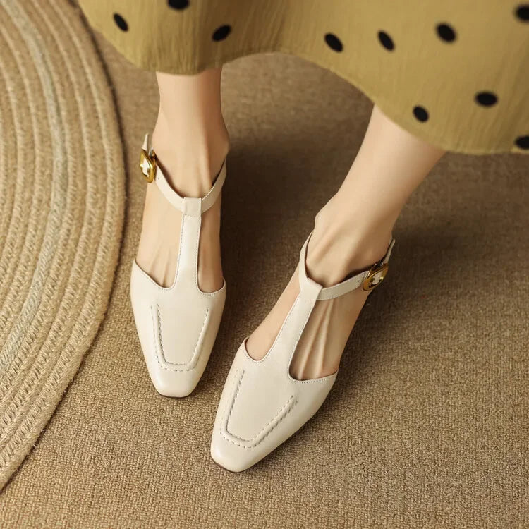 Van Elst Mode®| Vintage kunstlederen Schoenen