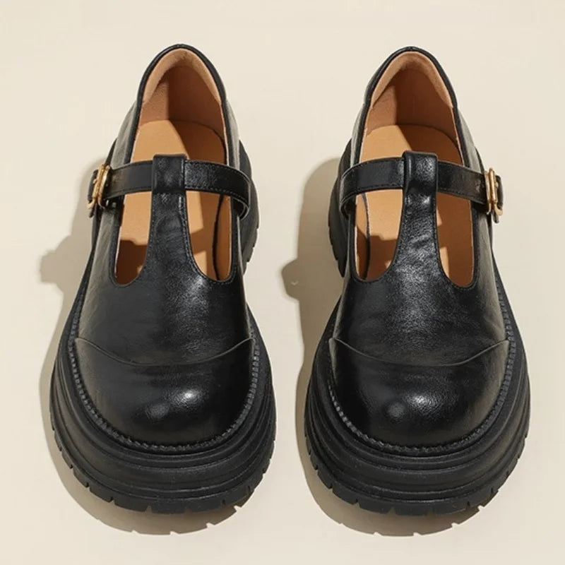 Van Elst Mode®| Klassieke T-Bar Schoenen