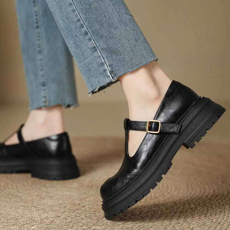 Van Elst Mode®| Klassieke T-Bar Schoenen