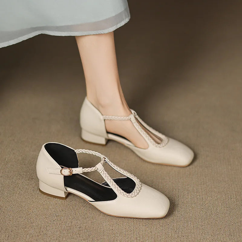 Van Elst Mode®| Retro kunstlederen Ballerina's