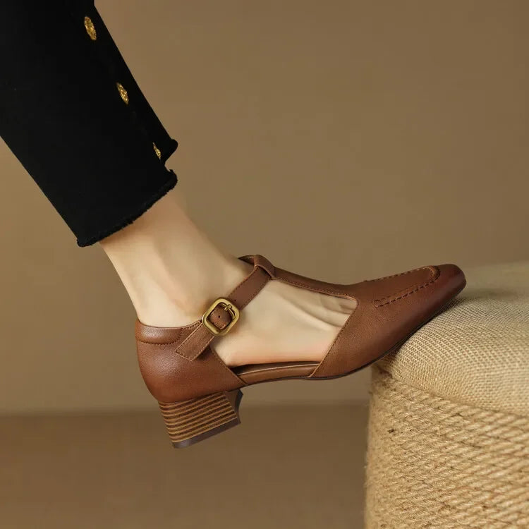 Van Elst Mode®| Vintage kunstlederen Schoenen