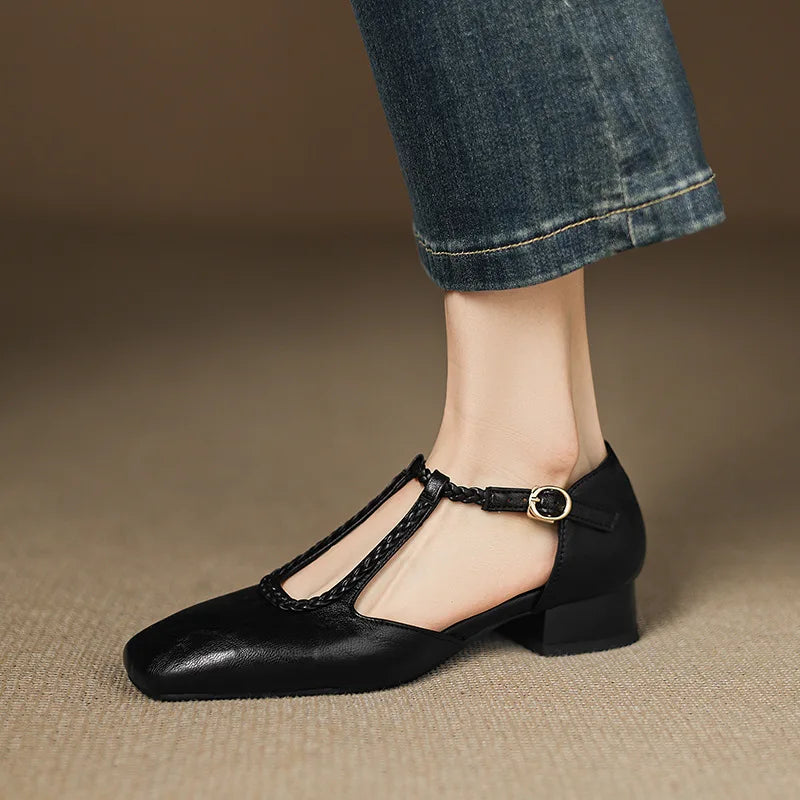 Van Elst Mode®| Retro kunstlederen Ballerina's