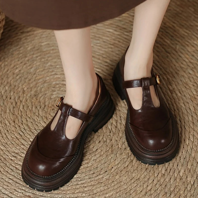 Van Elst Mode®| Klassieke T-Bar Schoenen