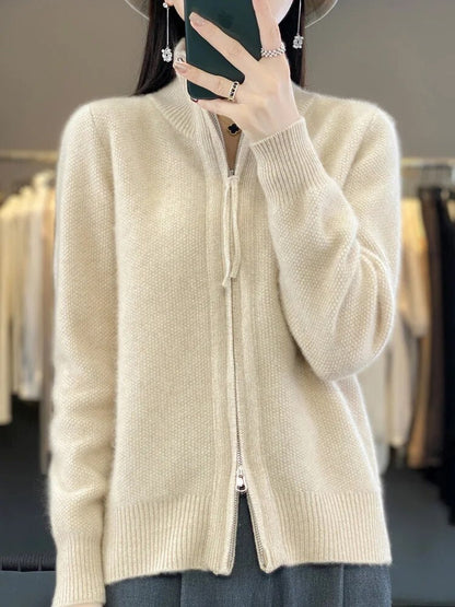 Van Berge Mode® | Cozy Zip-Up Cardigan