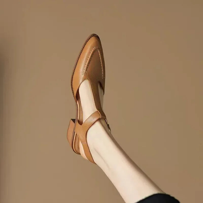 Van Elst Mode®| Klassieke Buckle kunstkunstleren Schoenen