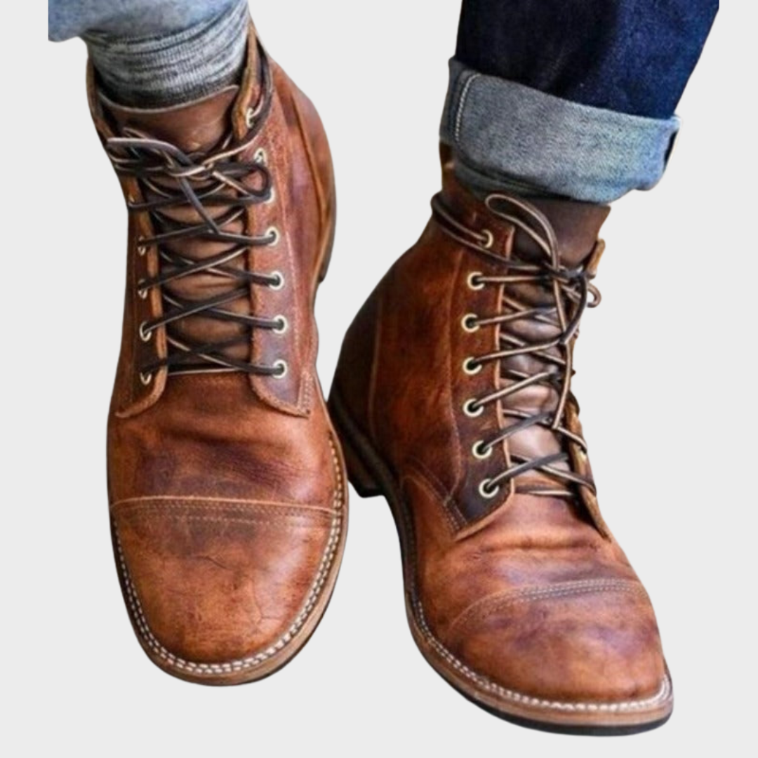 Van Elst Mode®| Heren Enkellaarsjes met Wintercomfort en Tijdloze Stijl