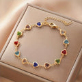 Unieke hartvormige armband