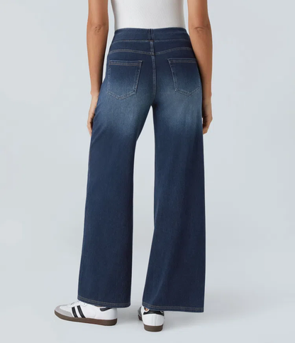 Van Berge Mode© | Comfortabele jeans met hoge taille