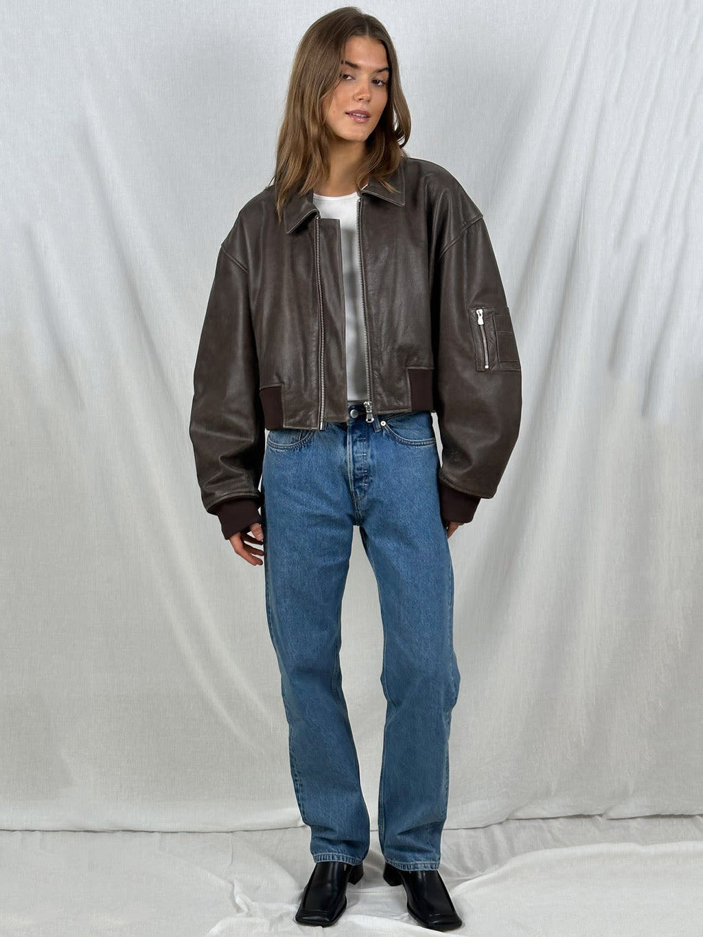 Laluna® | Cropped Bomber
