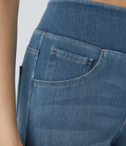 Van Berge Mode©| Comfortabele jeans met hoge taille