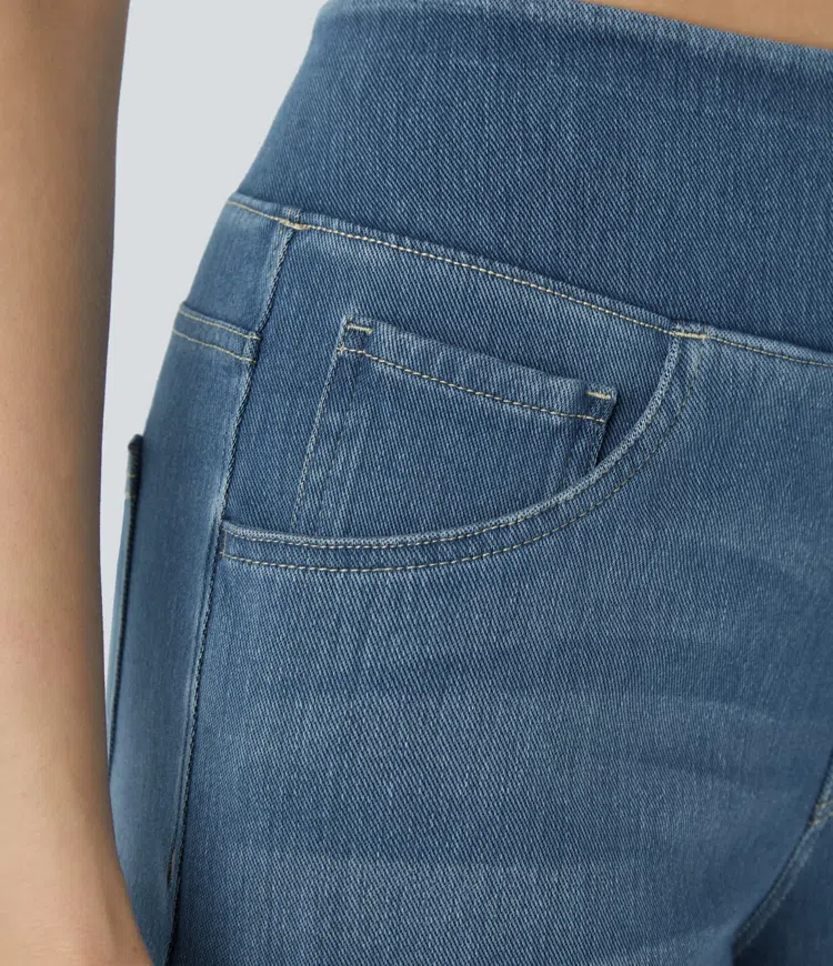 Van Berge Mode© | Comfortabele jeans met hoge taille