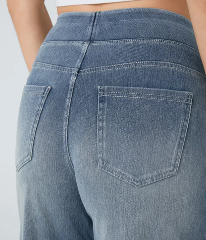 Van Berge Mode©| Comfortabele jeans met hoge taille