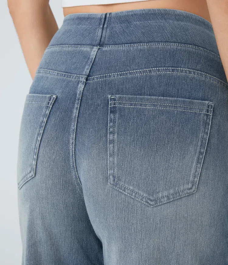 Van Berge Mode© | Comfortabele jeans met hoge taille