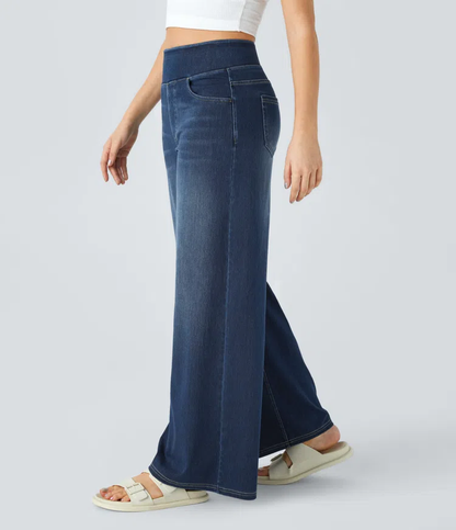 Van Berge Mode© | Comfortabele jeans met hoge taille