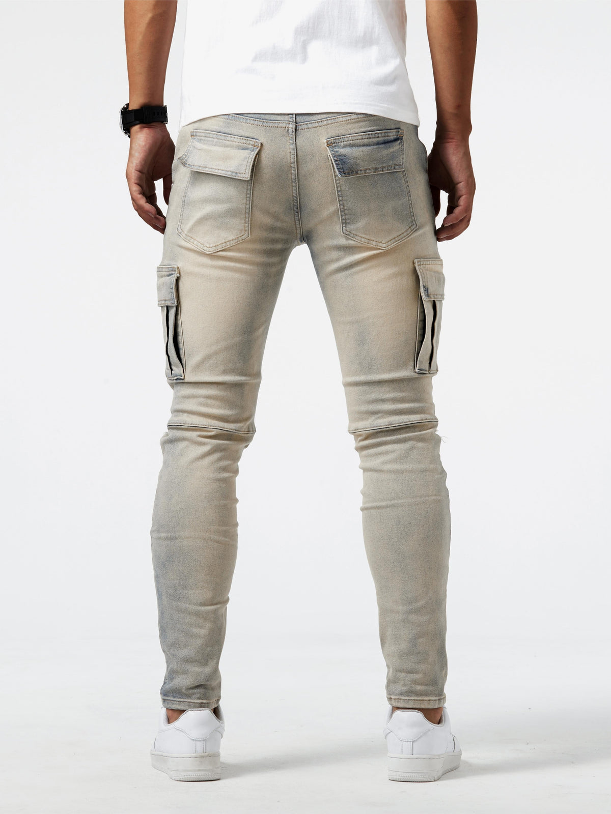 Laluna® | Slim Fit Cargo Jeans