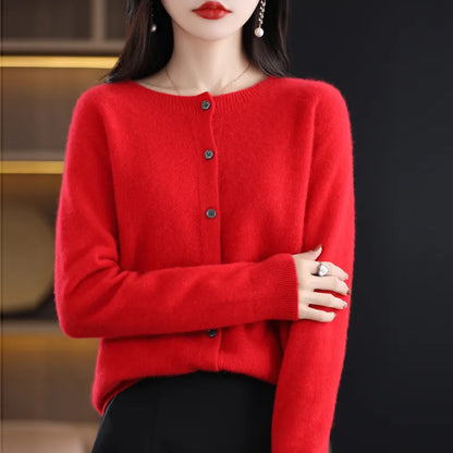 Van Berge Mode® | Elegante Knoopjes Cardigan