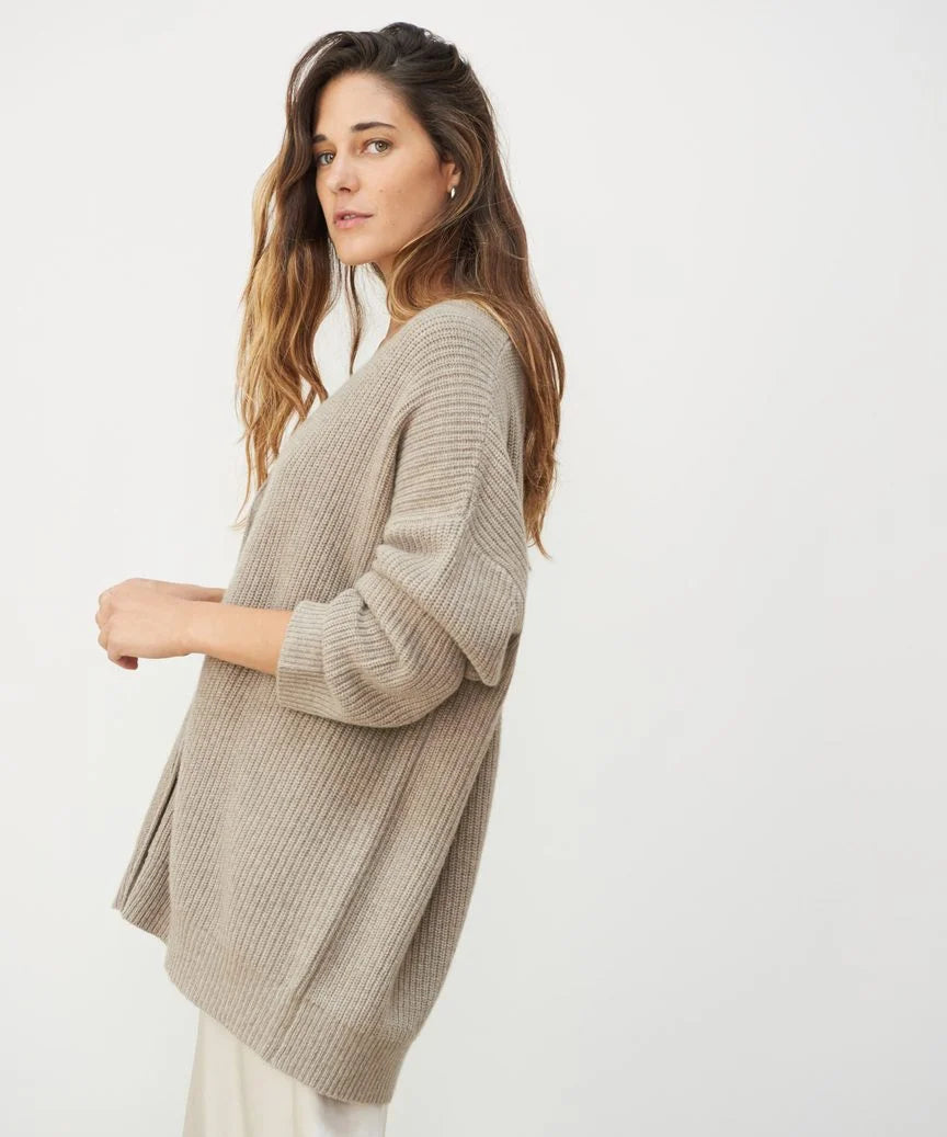 Van Berge Mode® | Elegante Knopen Cardigan