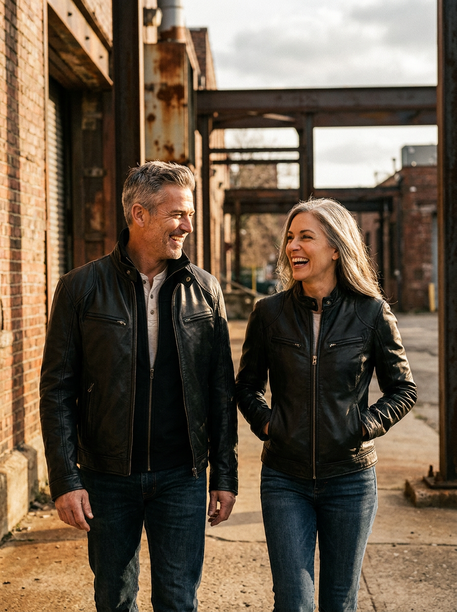 Van Berge Mode® | Casual Leren Jack