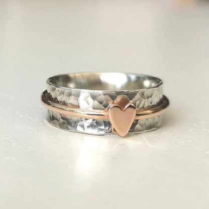 Van Berge Mode© | Laluna® | Zilveren Ring met Hartje