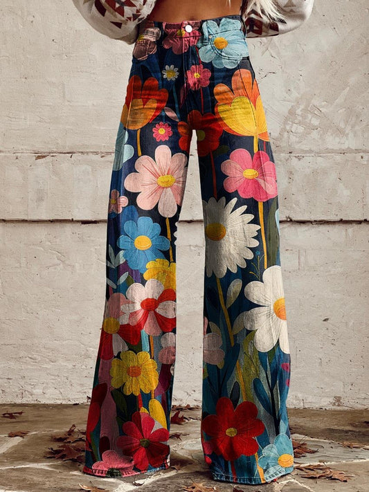 Van Berge Mode©| Elegante en Moderne Bloemenbroek