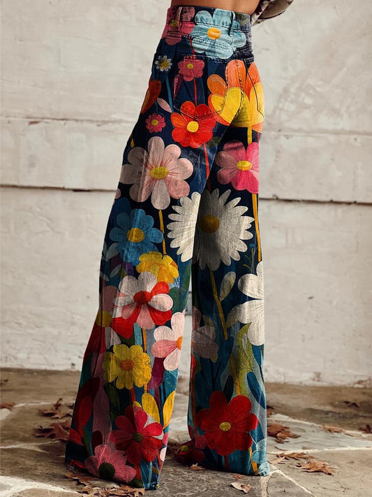 Van Berge Mode©| Elegante en Moderne Bloemenbroek