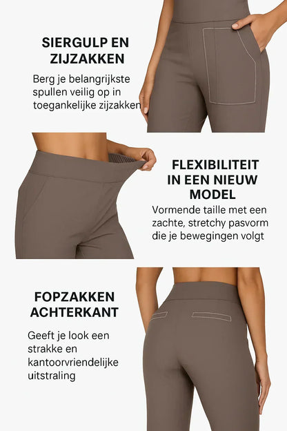 Van Berge Mode© | Elegante broek in zachte jersey