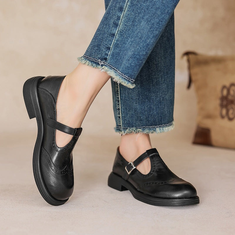 Van Elst Mode®| Elegante Everyday Kunstlederen Mary Janes