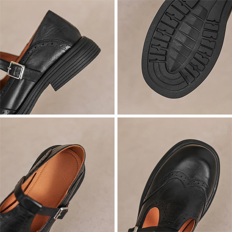 Van Elst Mode®| Elegante Everyday Kunstlederen Mary Janes