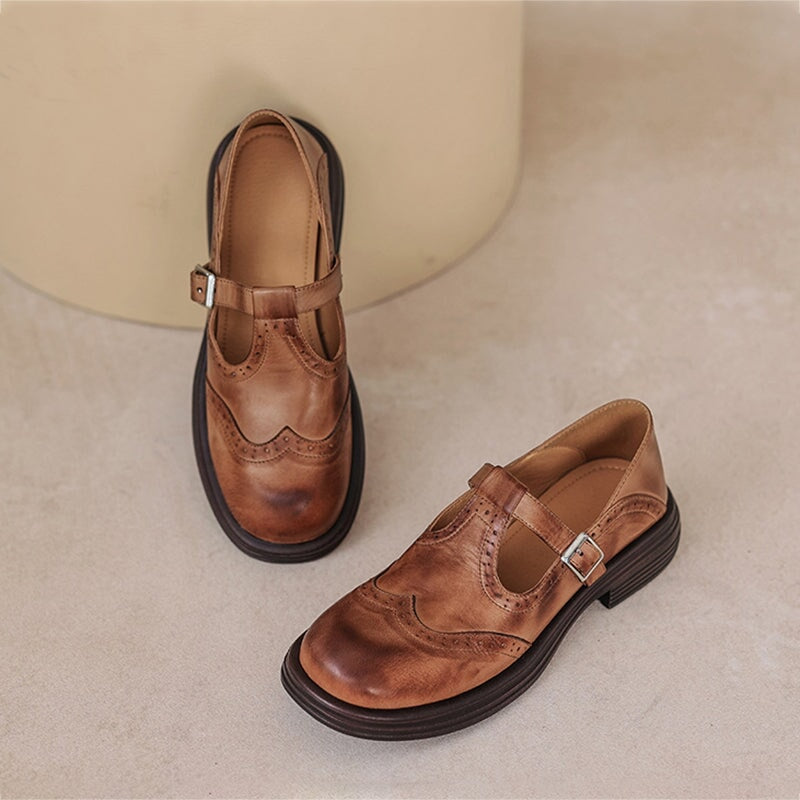 Van Elst Mode®| Elegante Everyday Kunstlederen Mary Janes